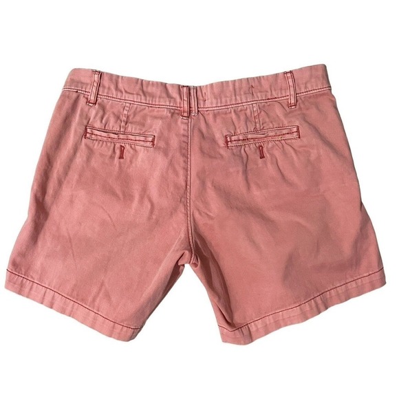 Anthropologie Pilcro Hyphen Chino Shorts Size 26 Pink Boho Classic Stret… - Picture 3 of 9